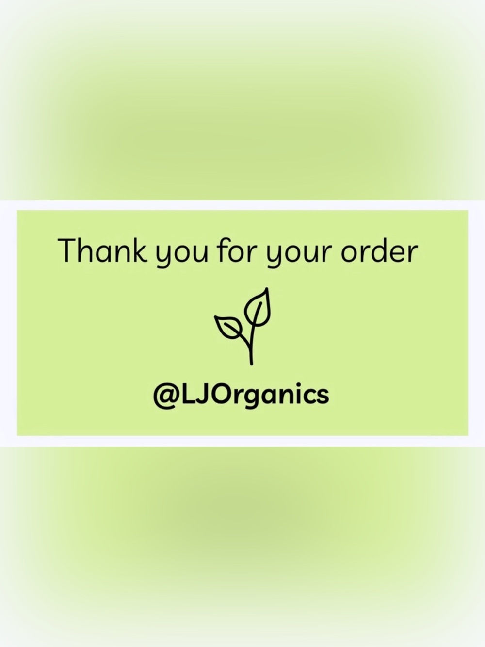 50 CUSTOM STICKERS - 2” x 1” - ‘THANK YOU FOR YOUR ORDER’ - W/ YOUR CLOSET NAME